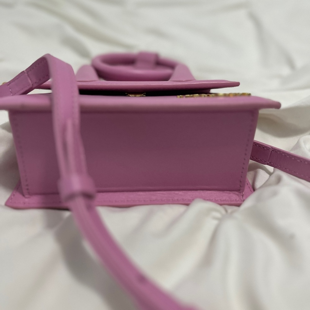 Jacquemus Pink Mini Bag with Structured Design and Top Handle - Picture 7 of 11